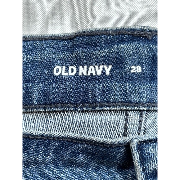 NWT Old Navy Womens High Rise Super Skinny Jeans Sz 28 Stretch Denim Blue - Picture 8 of 12
